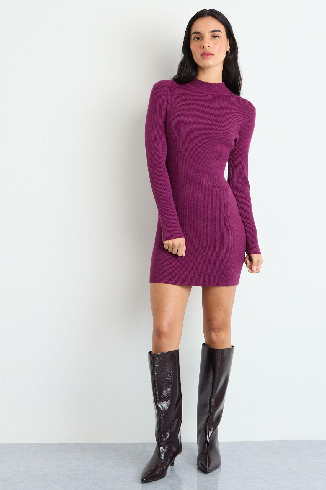 Vestido Liso Burdeos 13004125002112-1