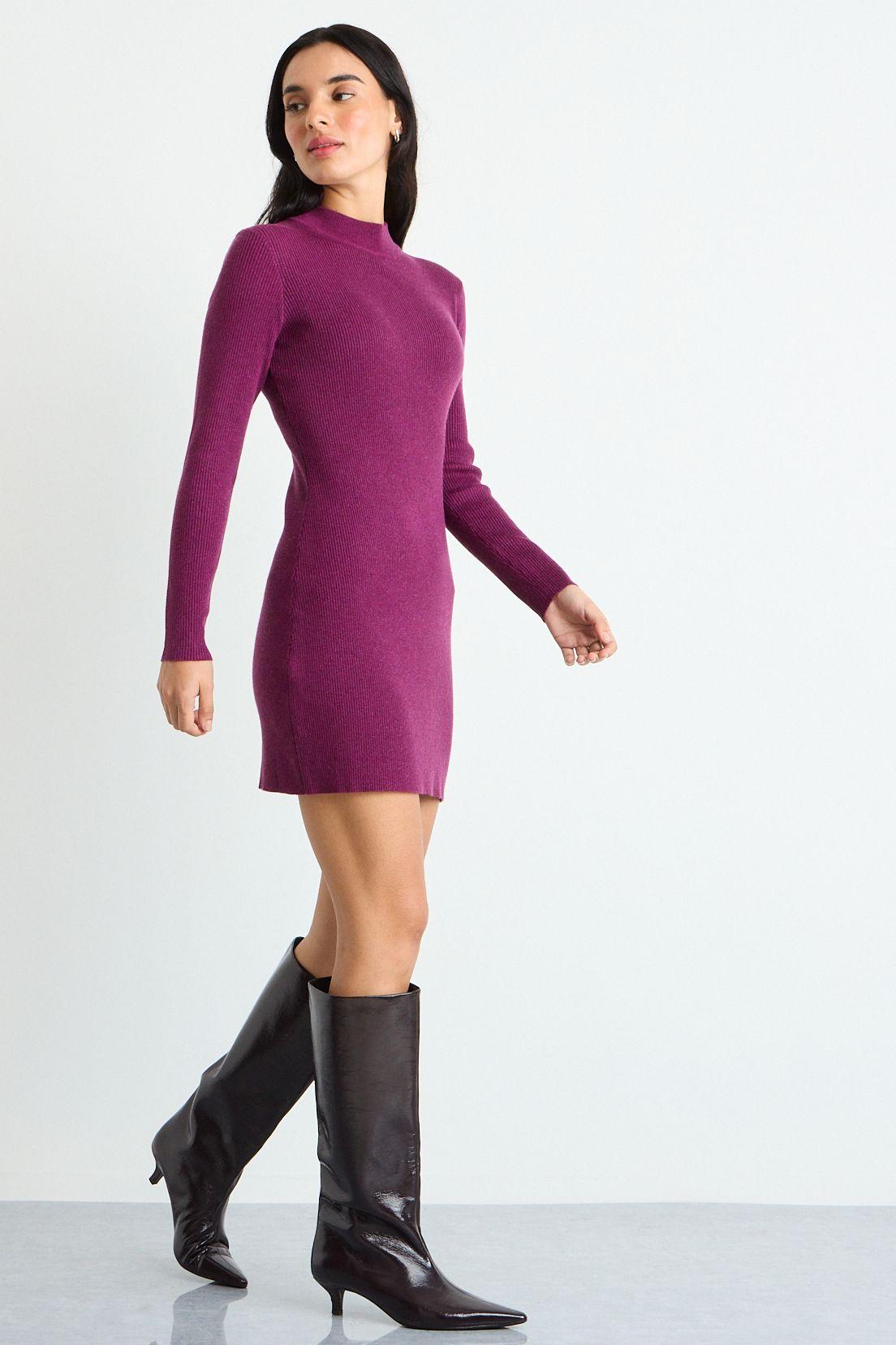 Vestido Liso Burdeos 13004125002112-3