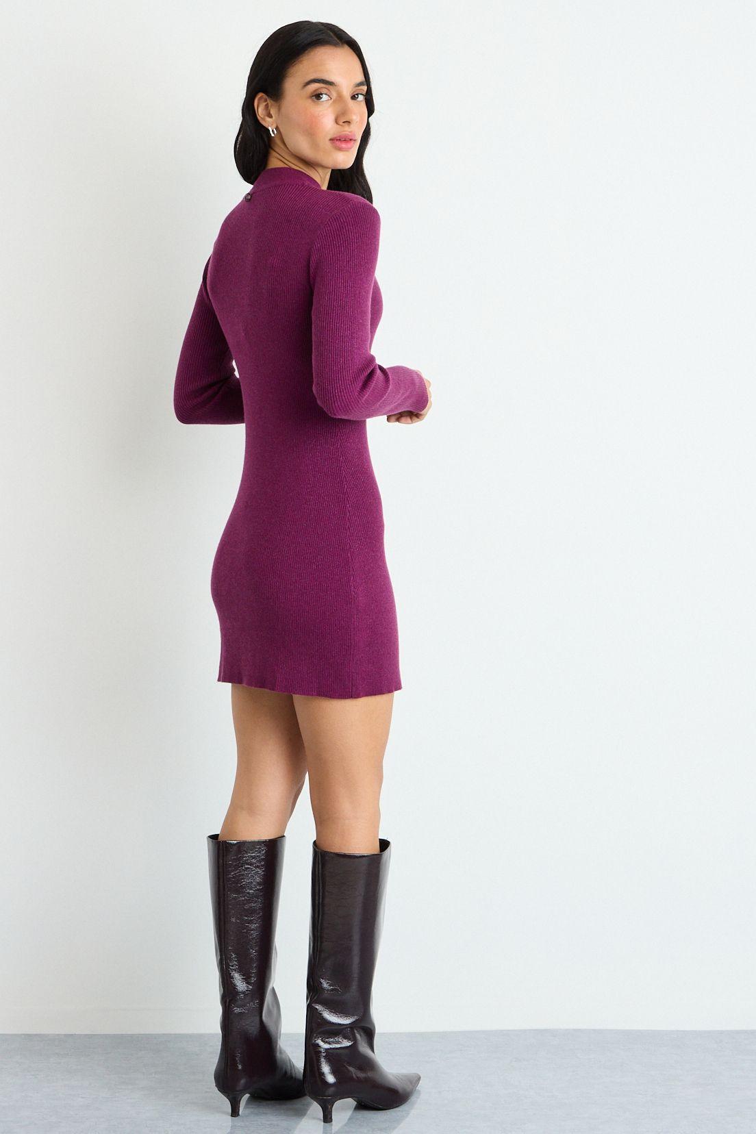 Vestido Liso Burdeos 13004125002112-4