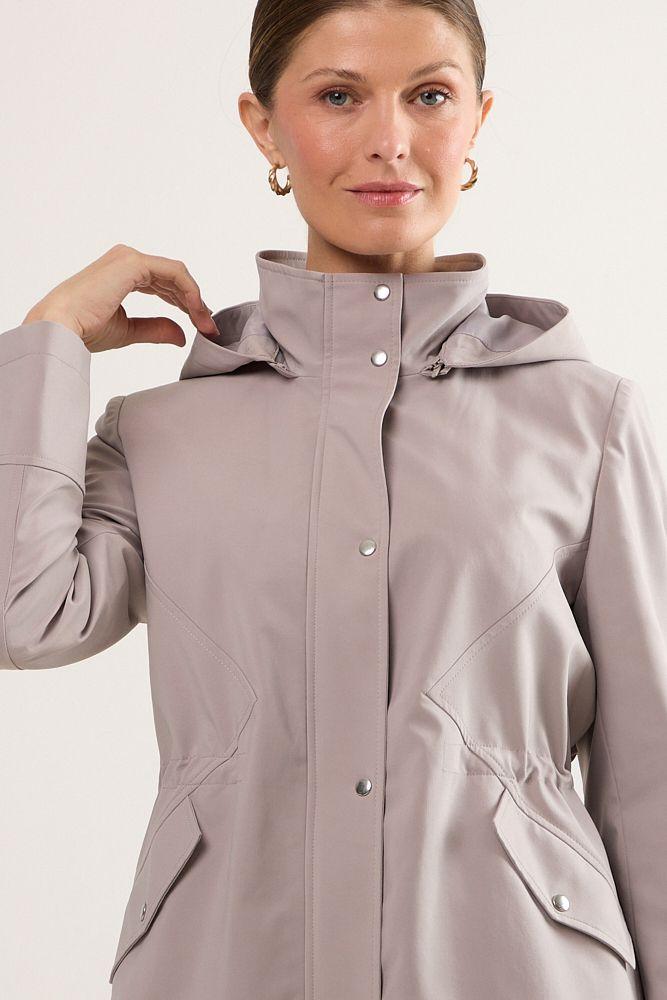 Trench Liso Gris Ma Griffe 17404225001113-1