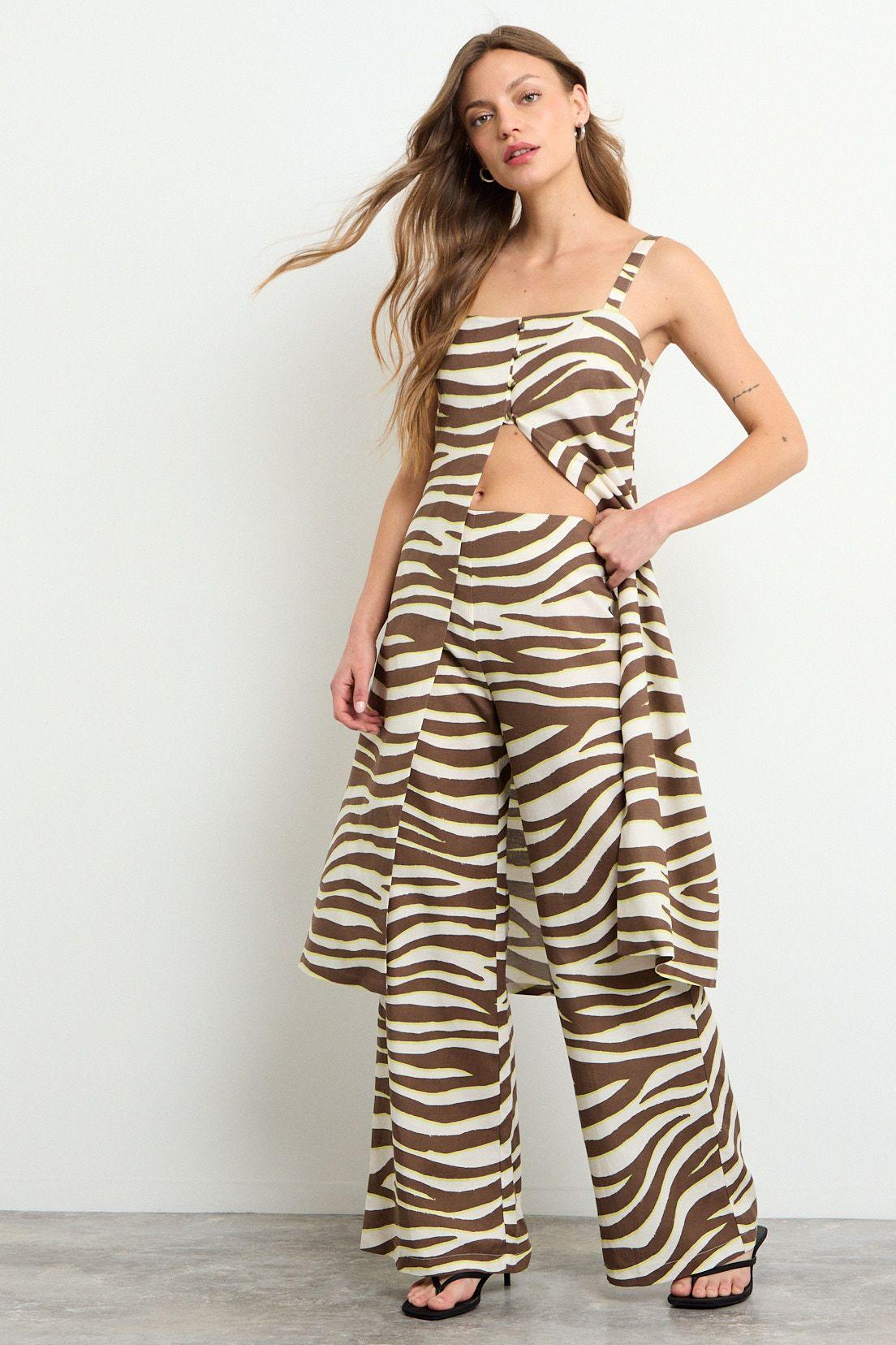 Pantalon Fantasia Café iO 11120225053109-0