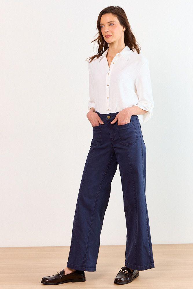 Jeans Wide Azul Ma Griffe 11302226004104-4