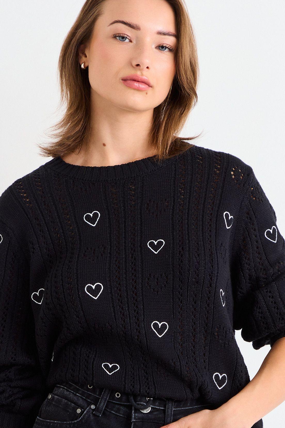 Sweater Liso Negro iO 18120126004102-1