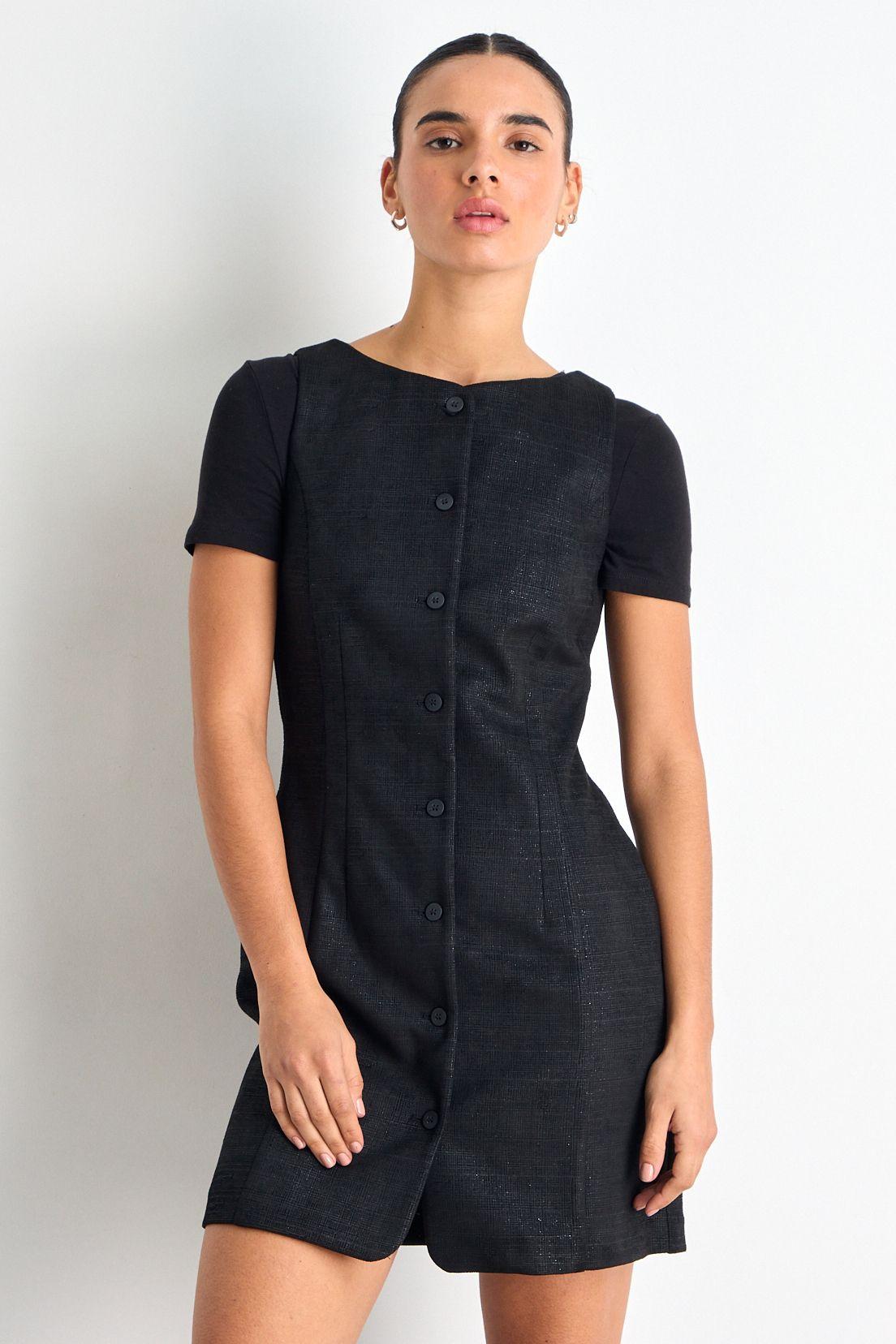 Vestido Corto Negro iO 13020225001102-0