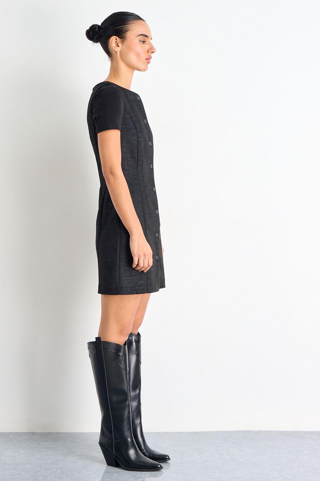 Vestido Corto Negro iO 13020225001102-2