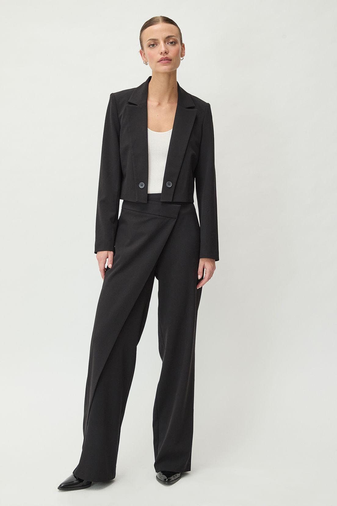 Blazer Liso Negro 16020125061102-3