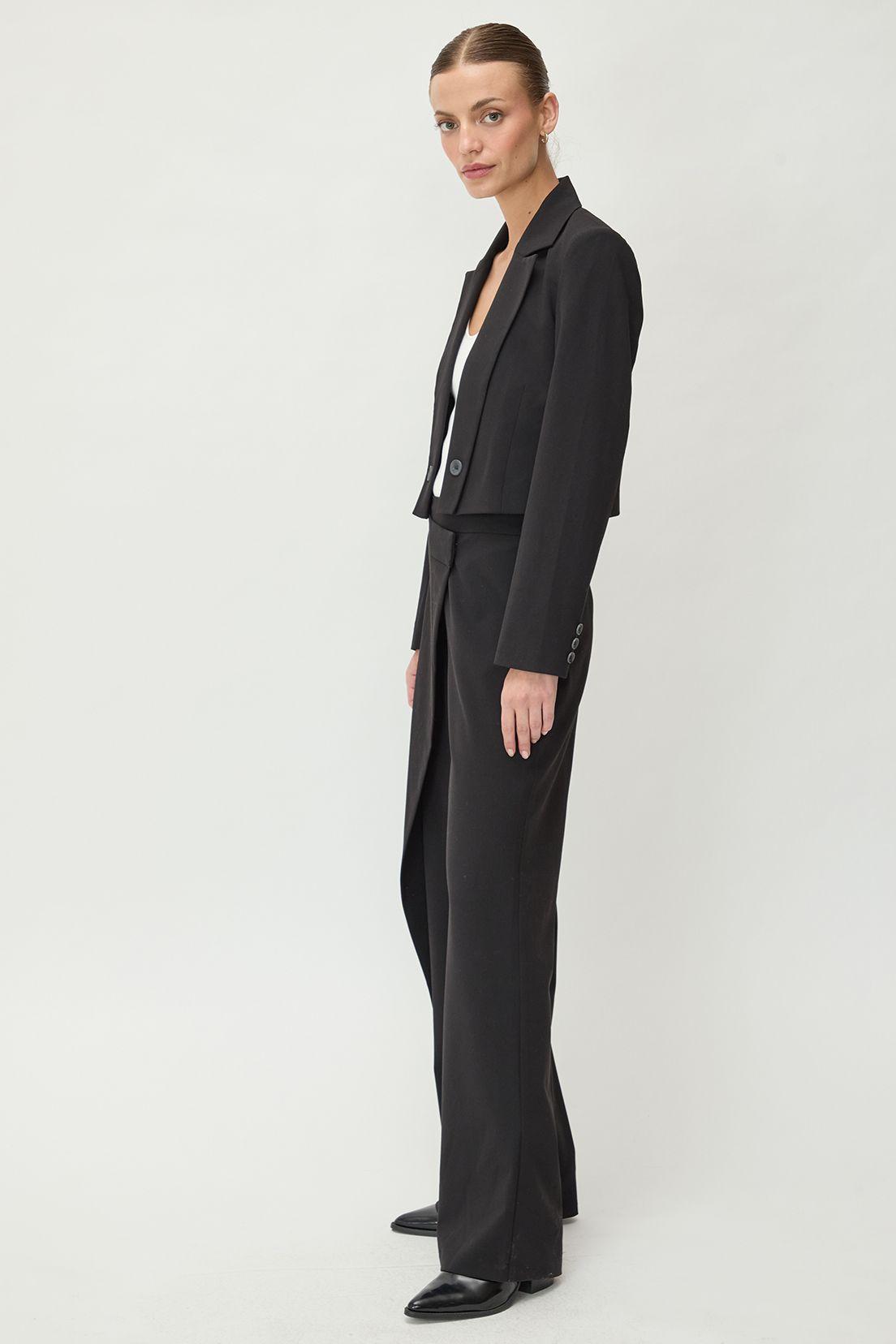 Blazer Liso Negro 16020125061102-4