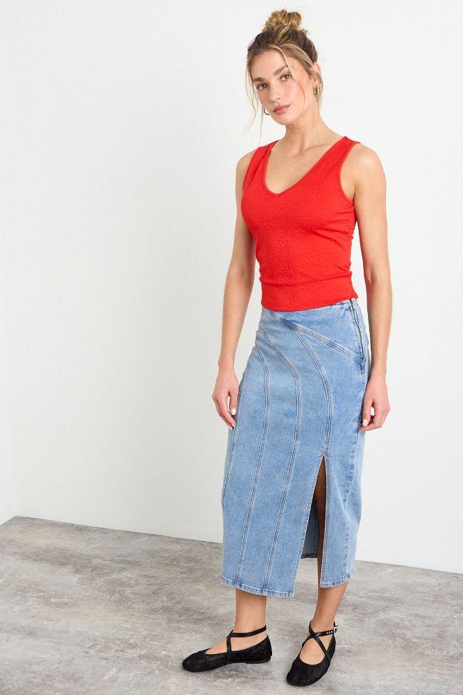 Polera Lisa Rojo iO 14220225010103-4