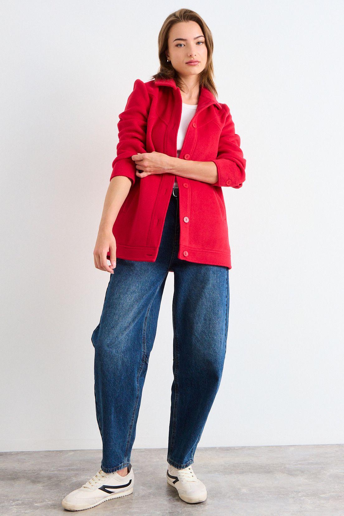 Chaqueton Liso Rojo iO 17220126050103-3