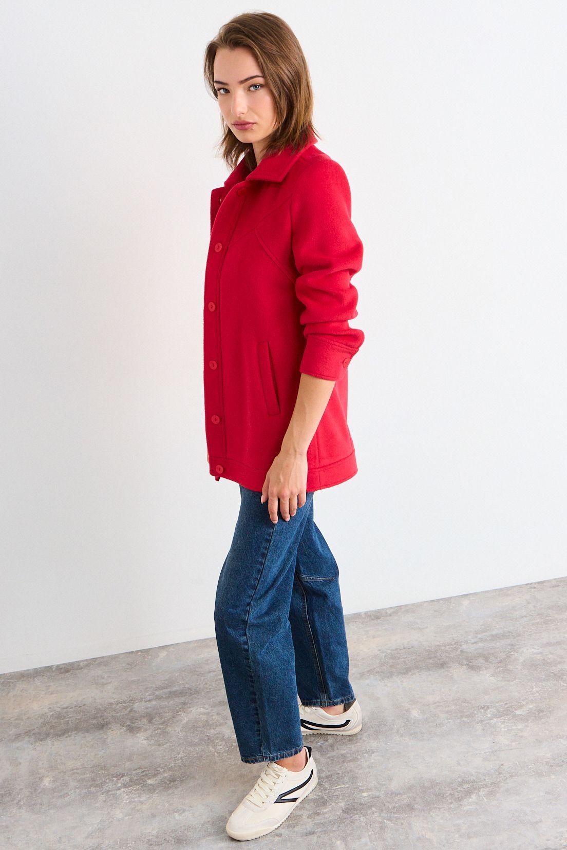 Chaqueton Liso Rojo iO 17220126050103-4