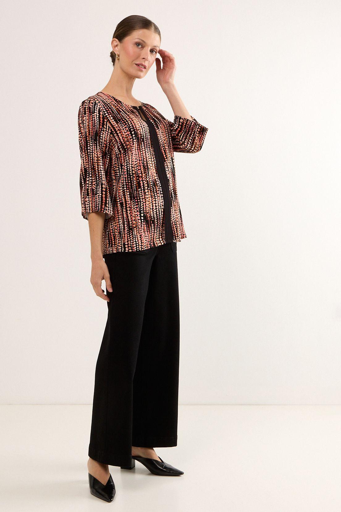 Blusas Manga Larga Negro Ma Griffe 14102225003102-3