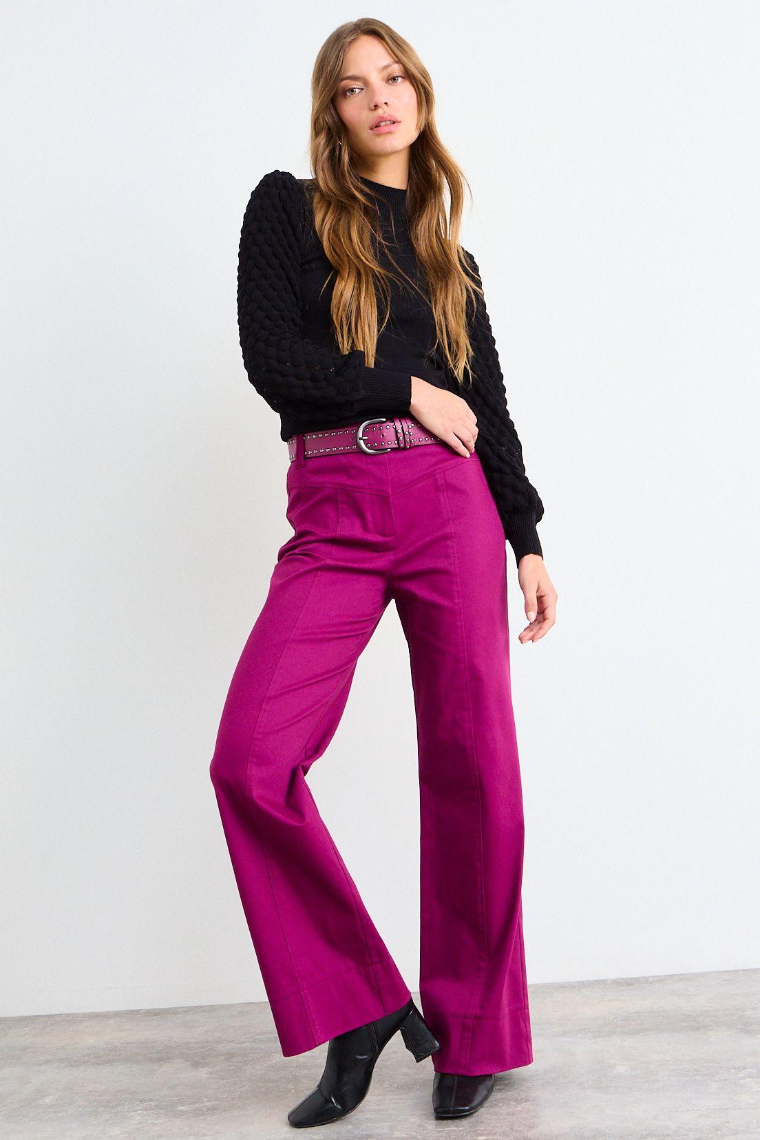 Pantalon Liso Fucsia iO 11020126059112-0