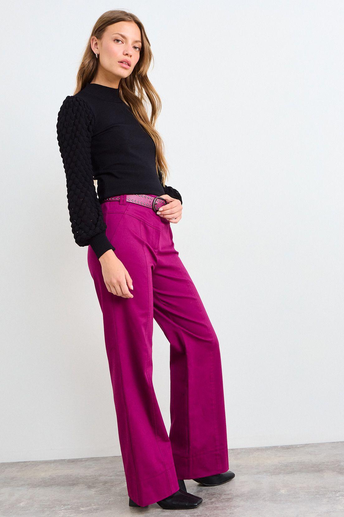 Pantalon Liso Fucsia iO 11020126059112-4