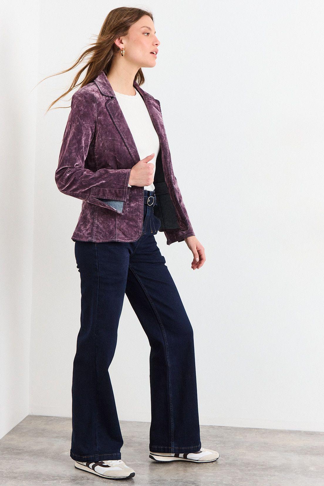 Blazer Mezclilla Morado iO 16920226002211-3