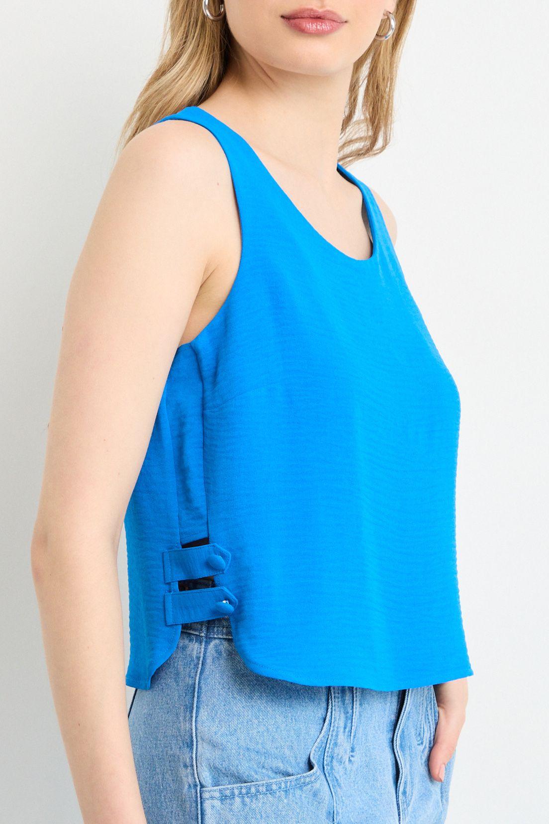 Blusas Sin Manga Azul iO 14020225003134-1