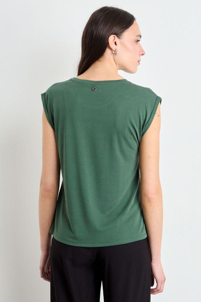 Polera Estampada Verde Oliva iO 14620225006107-2