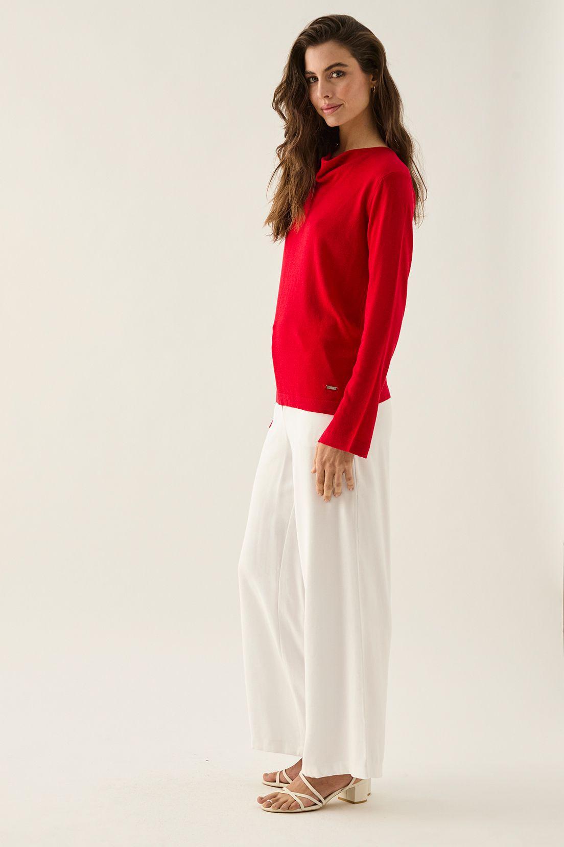 Sweater Liso Rojo 18107125001103-3