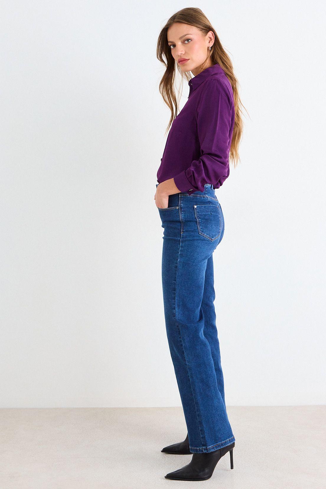 Blusa Camisera Manga Larga Morado Ash 14007126056121-4