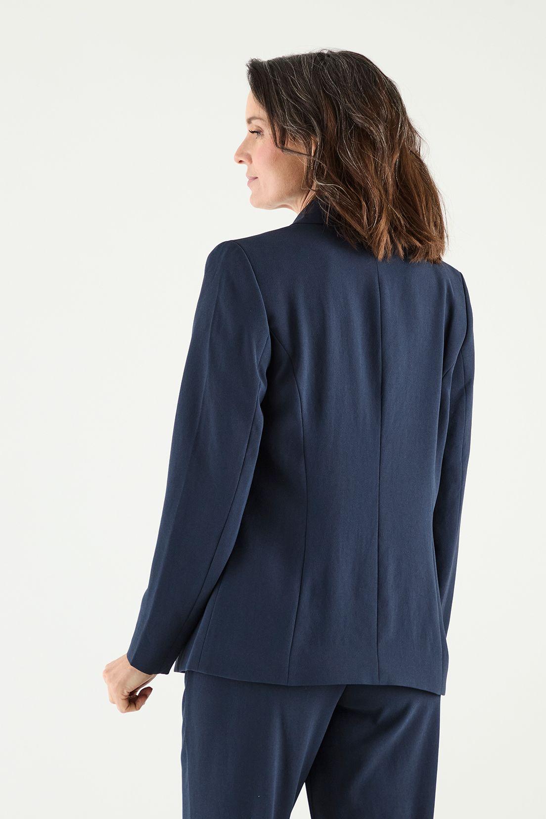 Blazer Solapa Continua Azul Ma Griffe 16002125051104-1