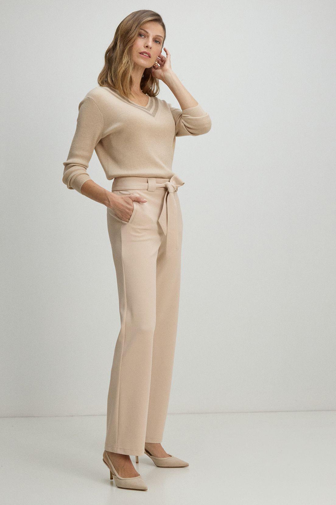 Pantalon Beige Ma Griffe 11002225002106-3