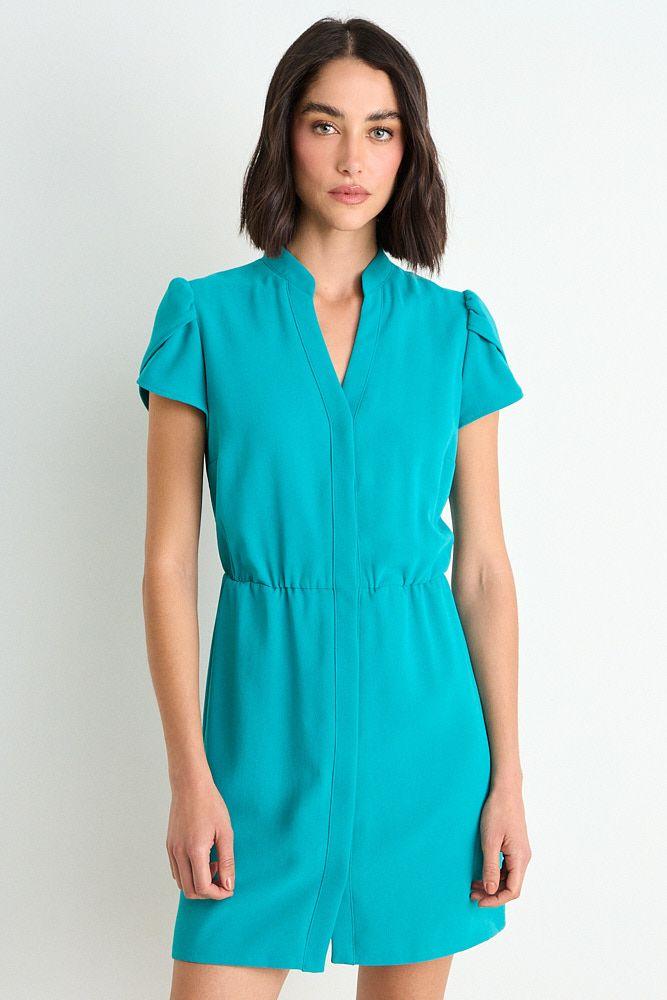 Vestido Corto Celeste Ash 13007126002217-0