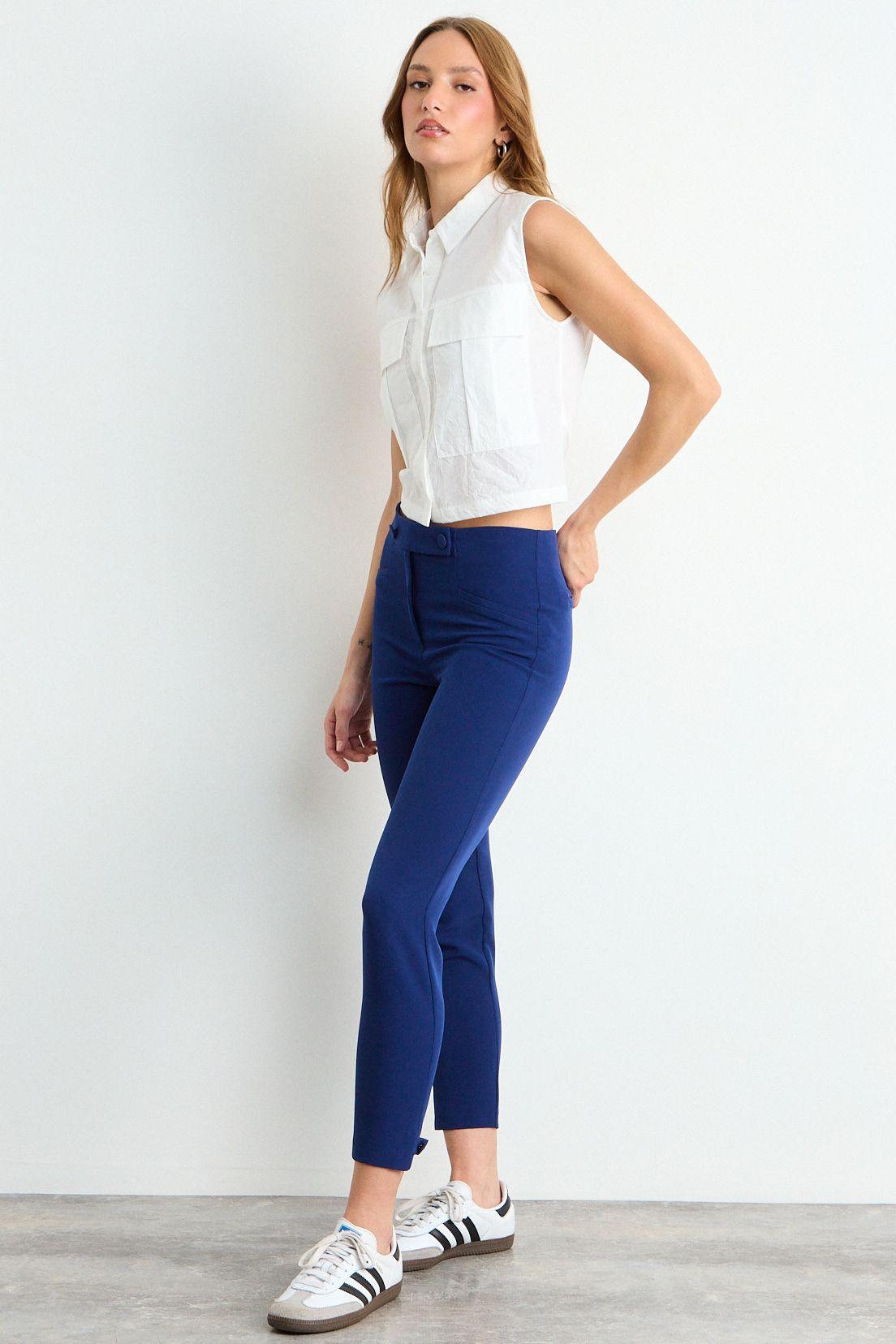 Pantalon Liso Azul iO 11020126052104-4