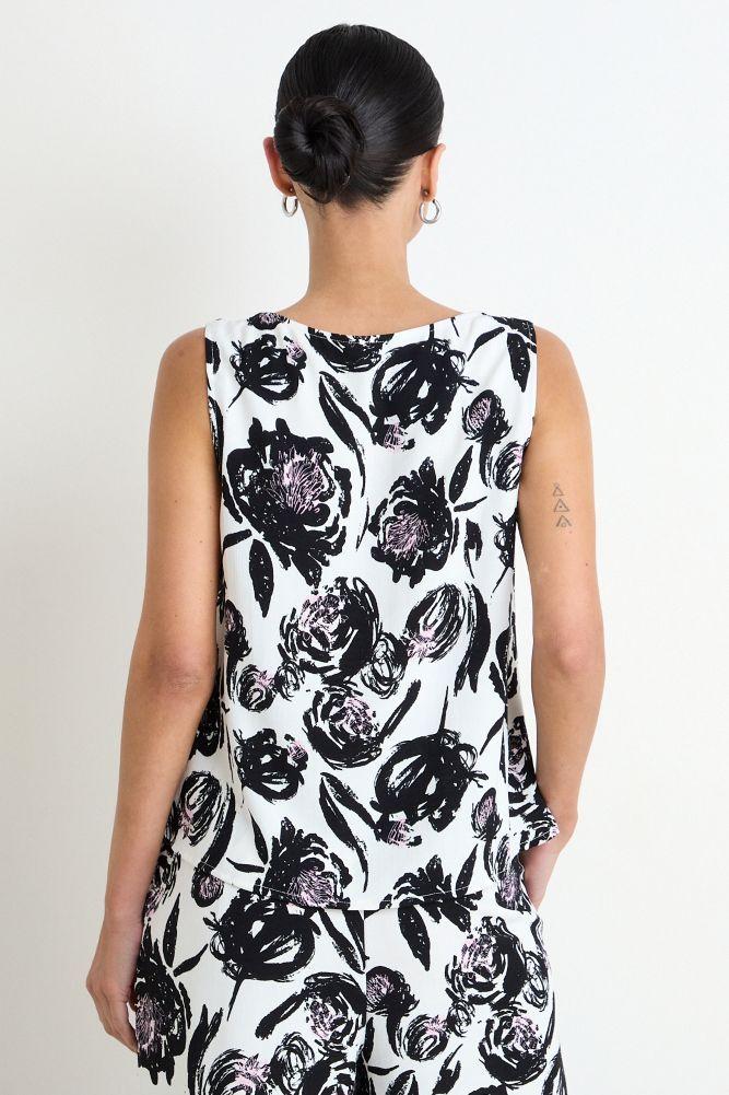 Blusa Fantasia Cuello En V Negro Ash 14107225057102-2