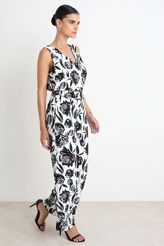 Blusa Fantasia Cuello En V Negro Ash 14107225057102-4