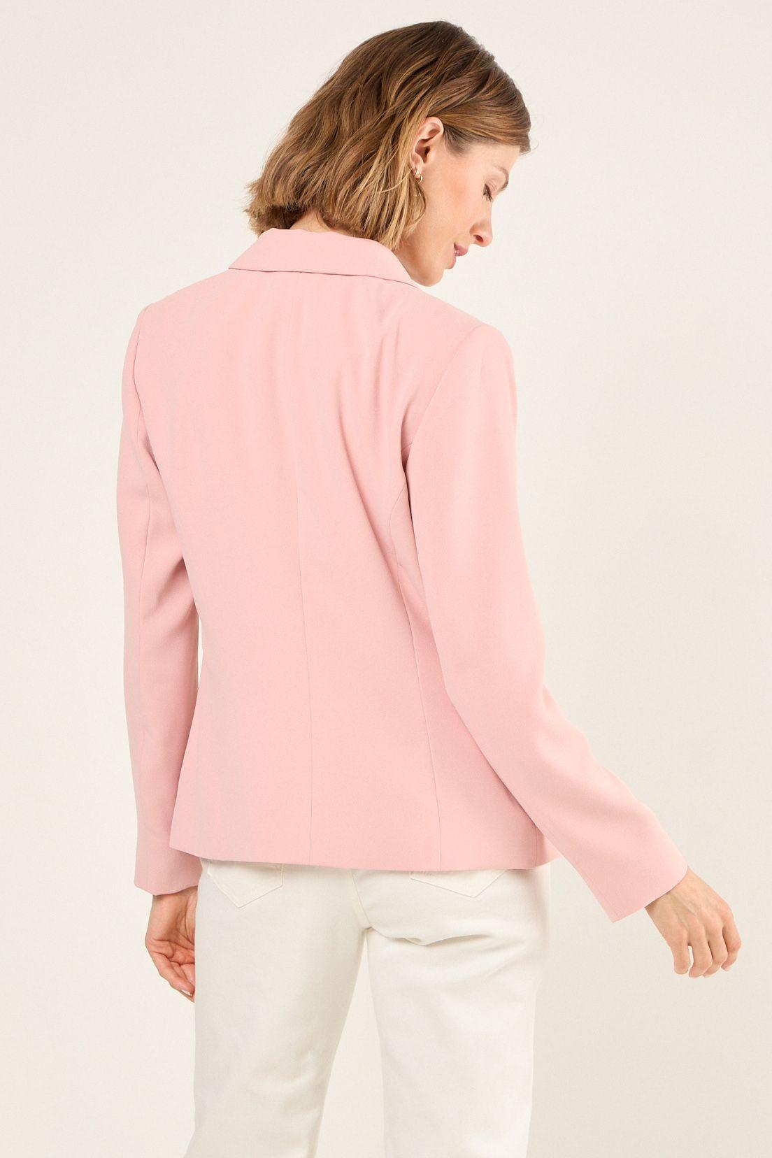Blazer Liso Rosa Ma Griffe 16004225010123-2