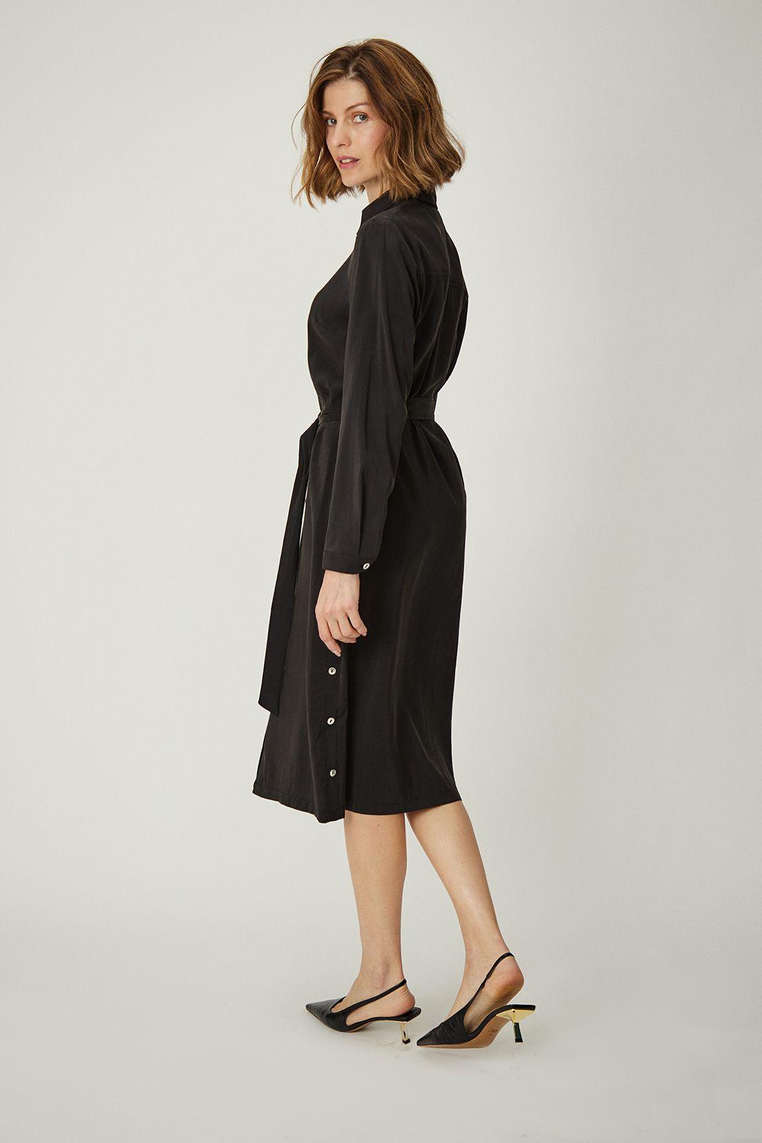 Vestido Liso Negro Ma Griffe 13002224051102-3