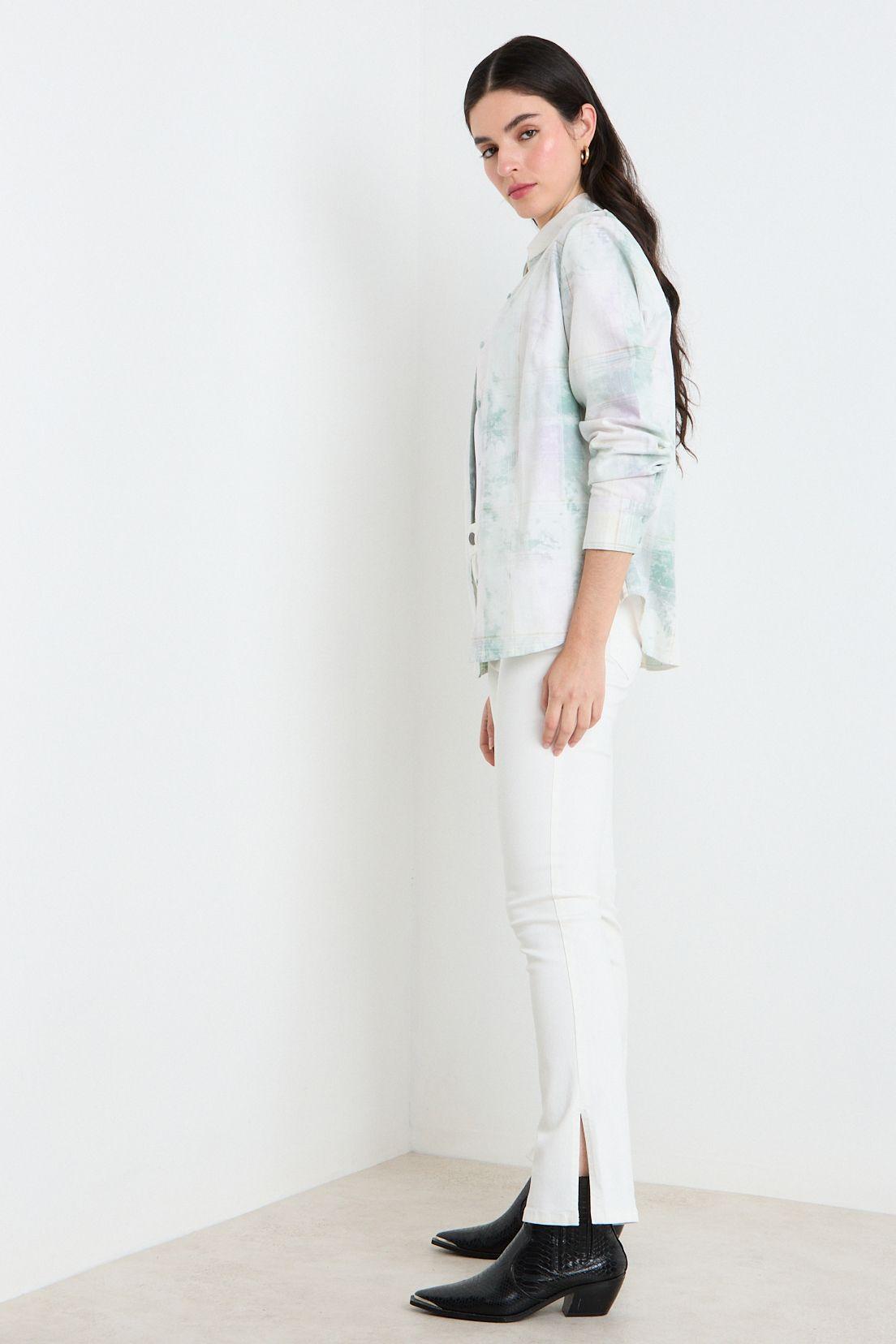 Blusas Manga Larga Crudo Ash 14107225002105-2