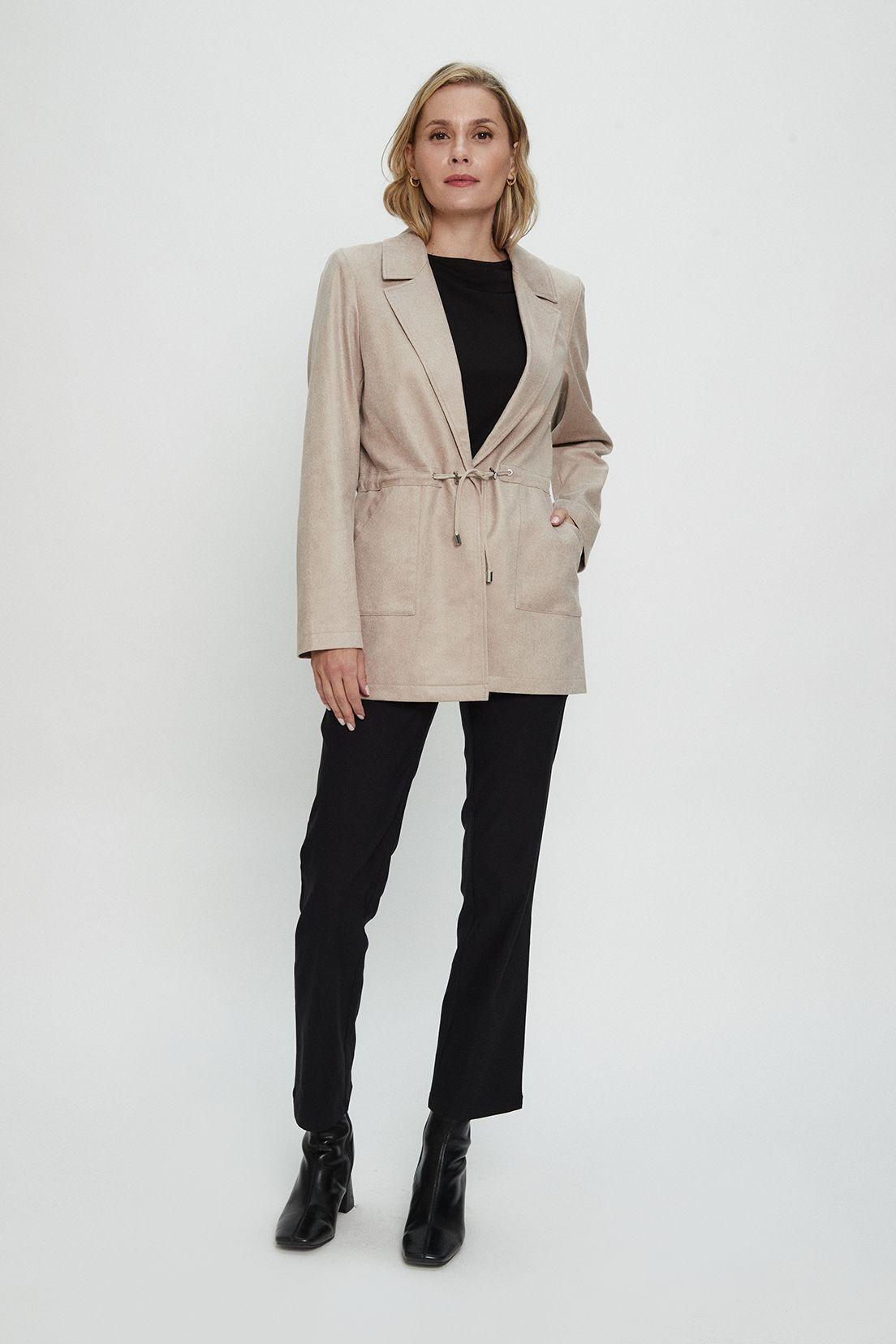 Casaca Lisa Beige Ma Griffe 17502224053106-0