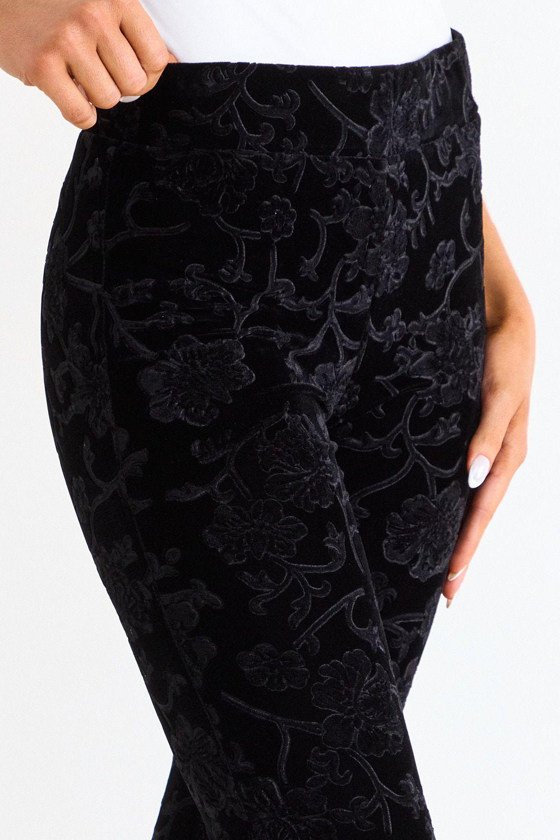 Calza Lisa Con Diseño Negro Ash 11407126002102-2