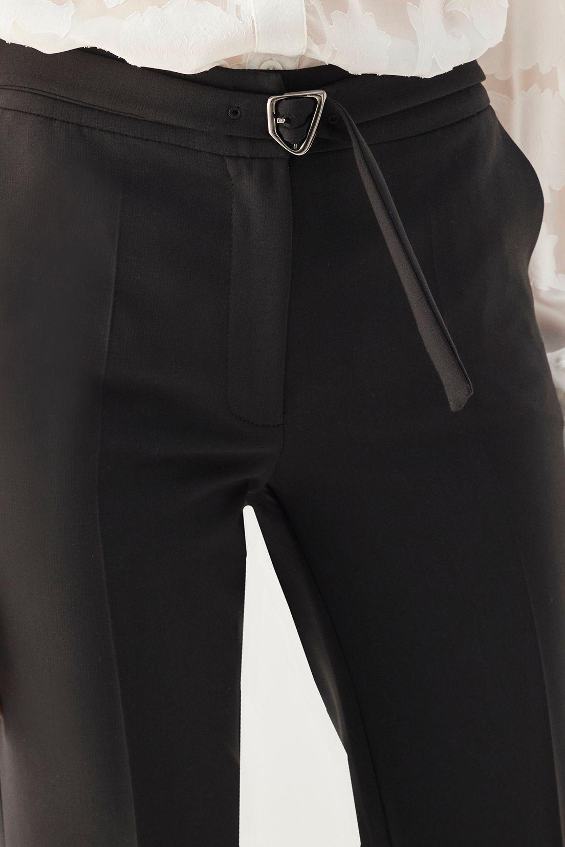 Pantalon Recto Liso Negro 11007125055102-2