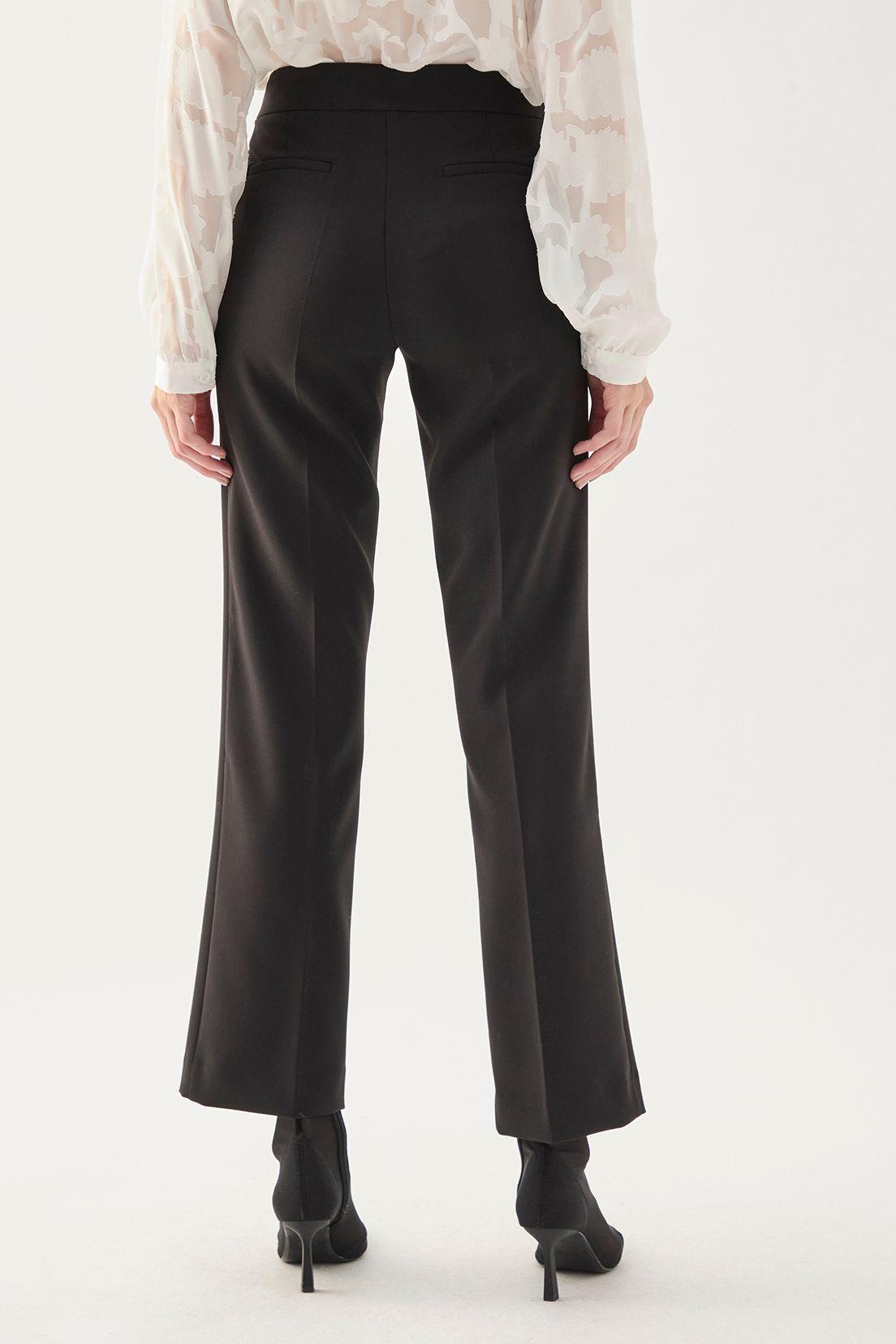 Pantalon Recto Liso Negro 11007125055102-4