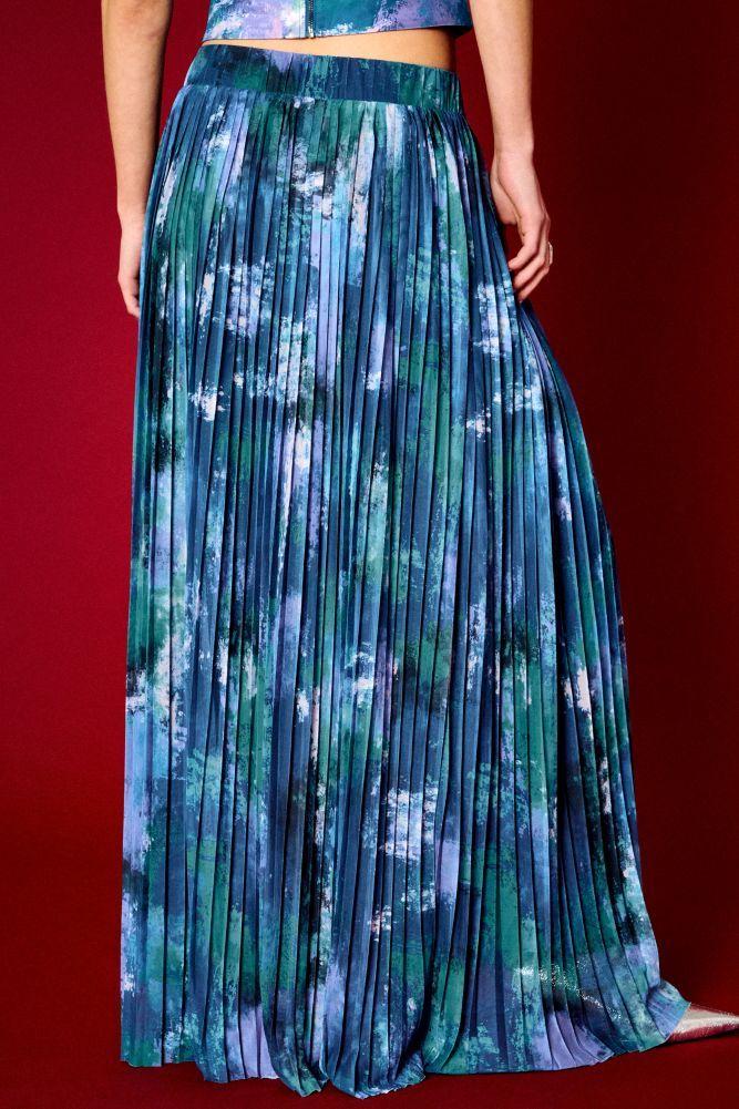 Falda Fantasia Larga Celeste iO 12420225052127-3