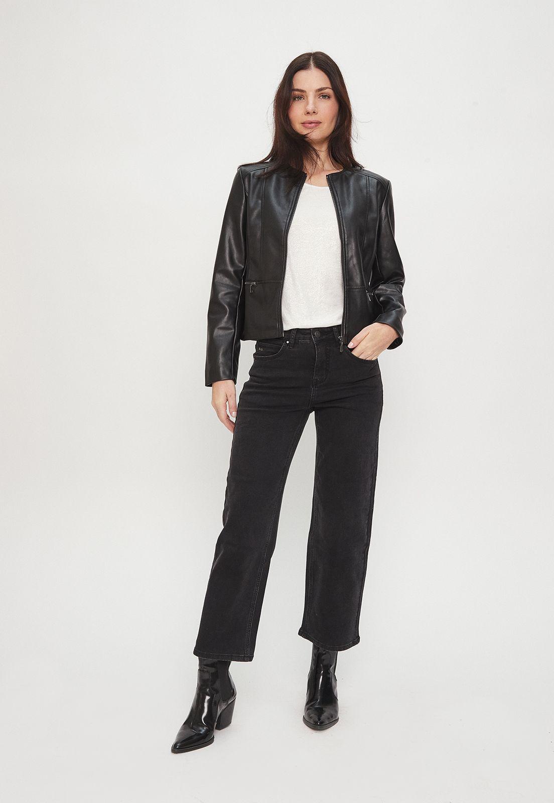 Chaqueta Lisa Negro Ash 17507224001102-0