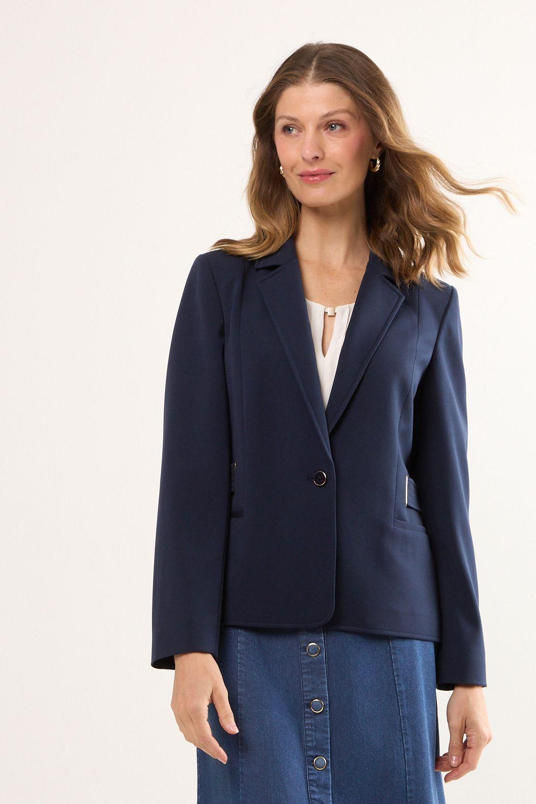 Blazer Azul Ma Griffe 16002225050104-1