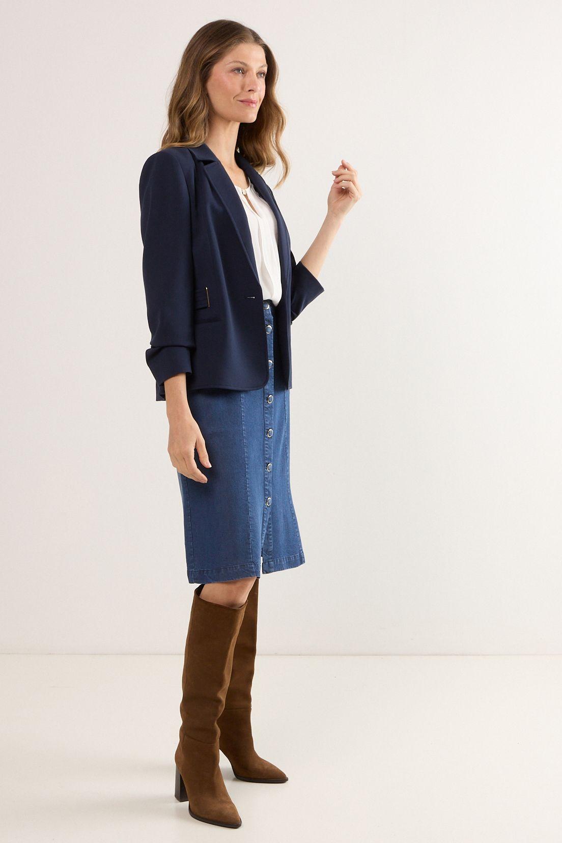 Blazer Azul Ma Griffe 16002225050104-3