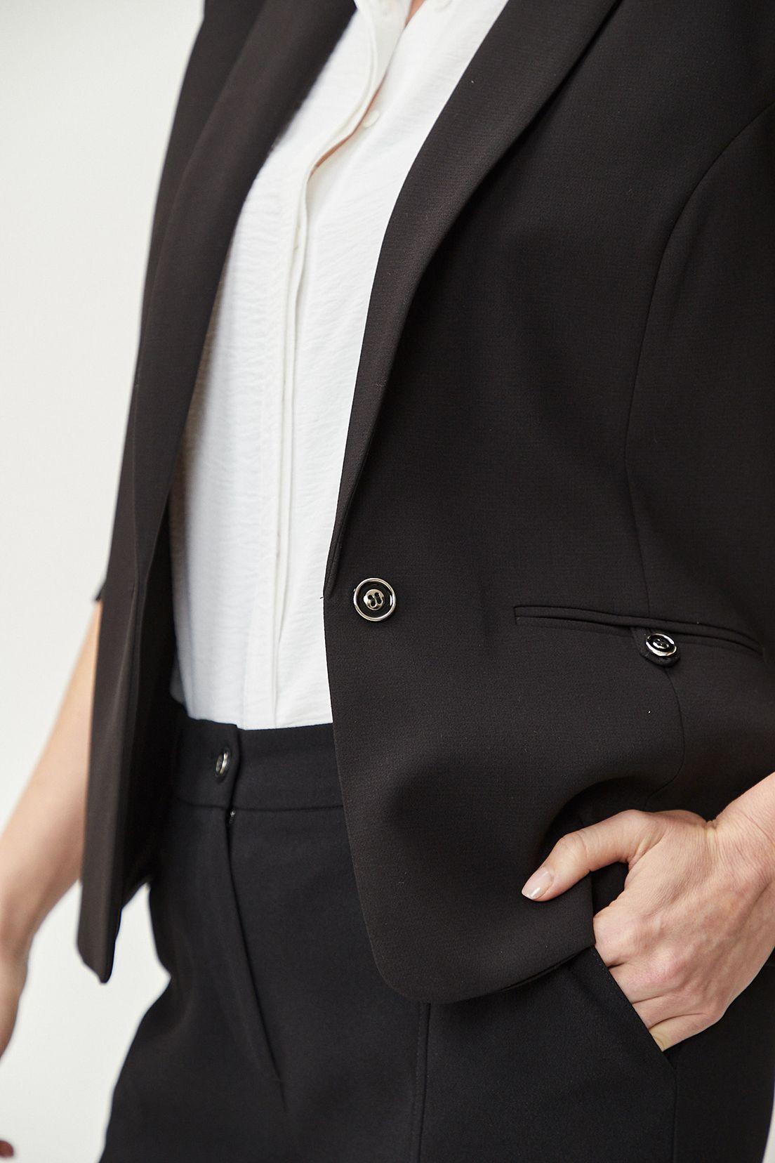 Blazer Liso Negro Ma Griffe 16002224051102-3