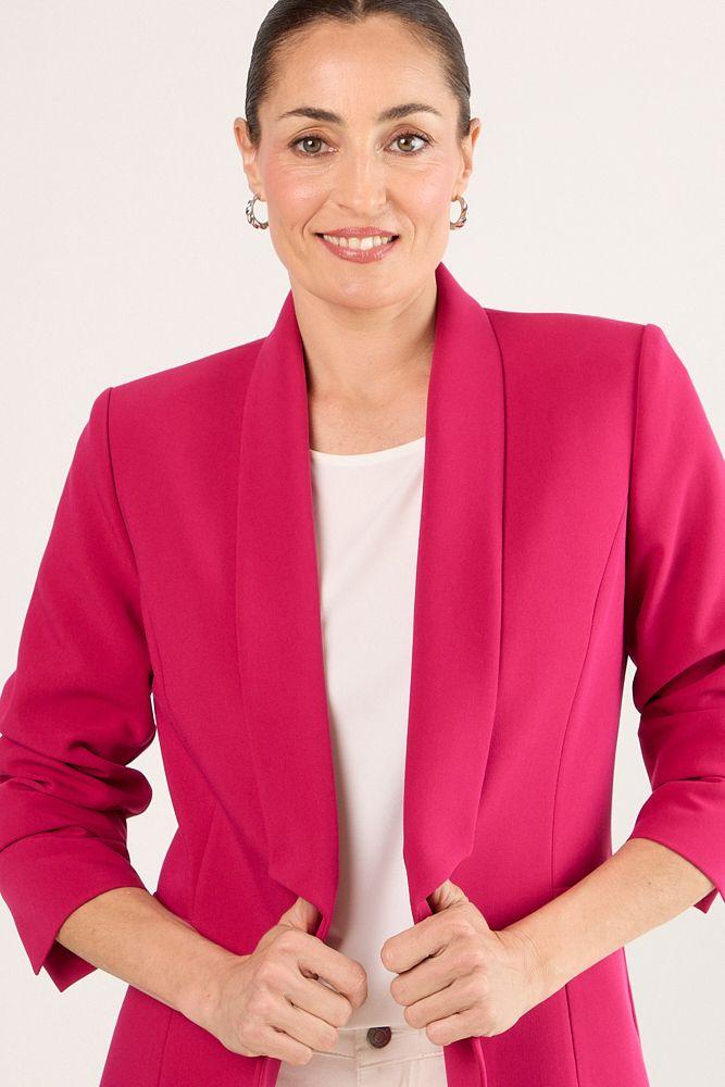 Blazer Liso Fucsia  Ma Griffe 16004225031116-1
