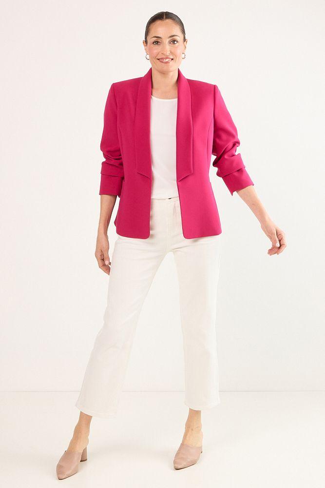 Blazer Liso Fucsia  Ma Griffe 16004225031116-3