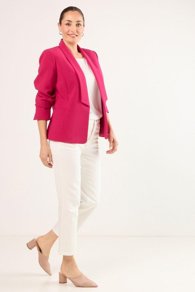 Blazer Liso Fucsia  Ma Griffe 16004225031116-4