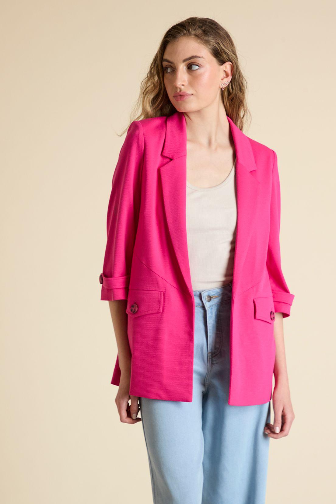 Blazer Liso fucsia iO 16020125004116-1