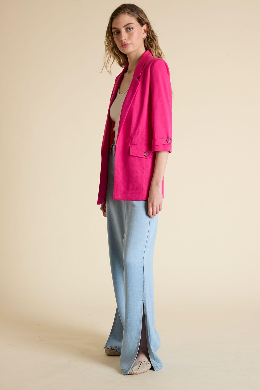 Blazer Liso fucsia iO 16020125004116-3