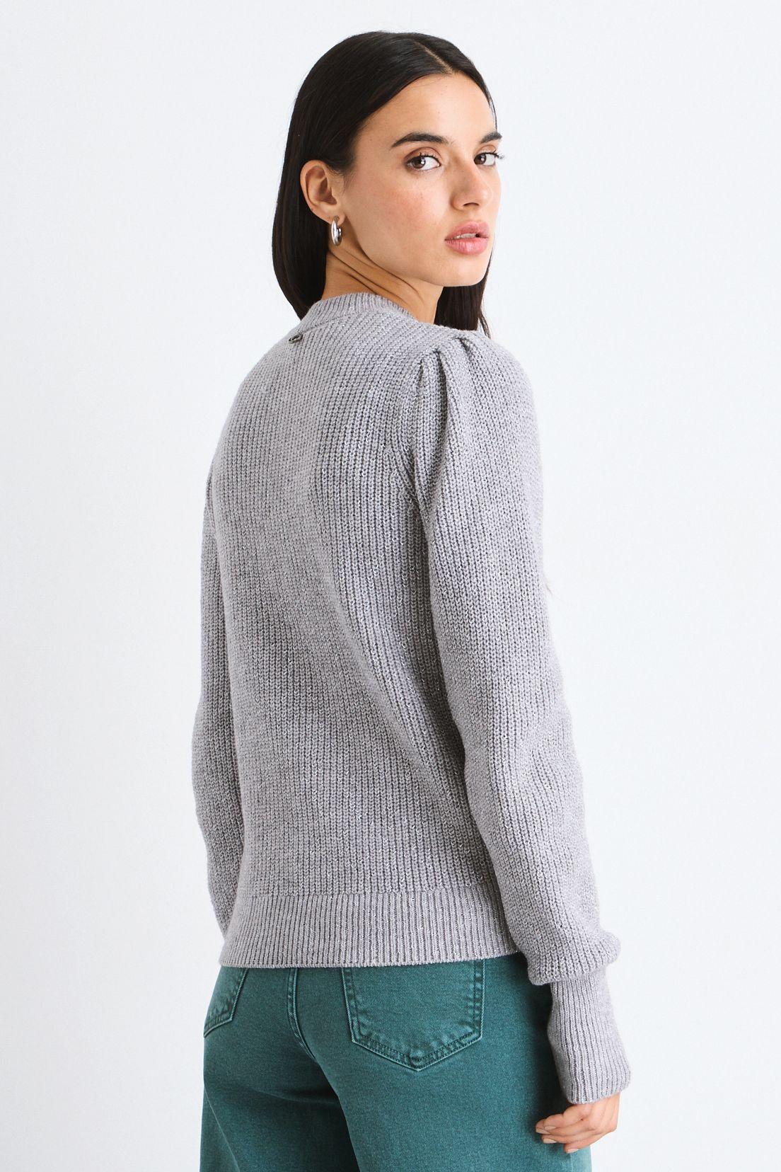 Sweater Liso Gris 18120125052113-4