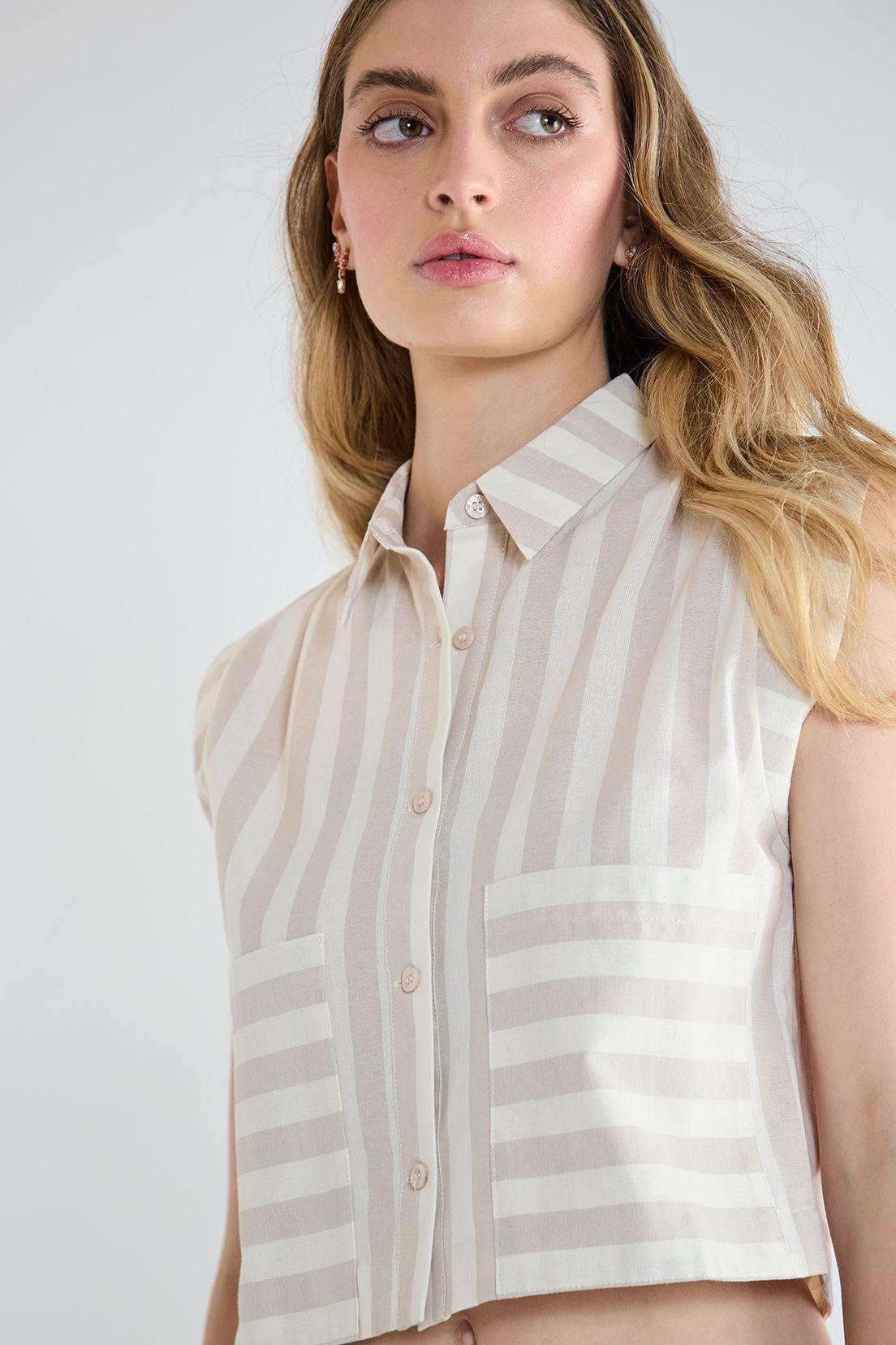Blusa Fantasia Beige iO 14120125052106-1