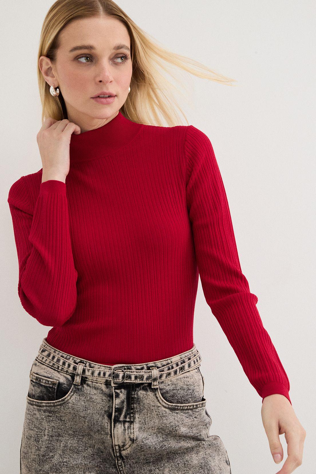 Polera Lisa Rojo 18207125050103-0