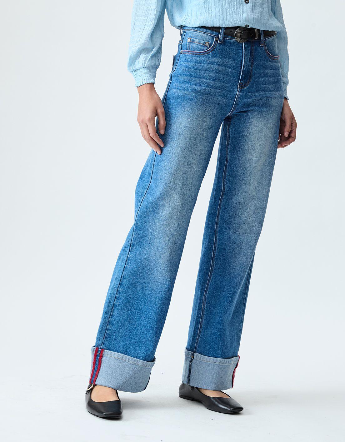 Jeans Liso Azul iO 11320125002104-1