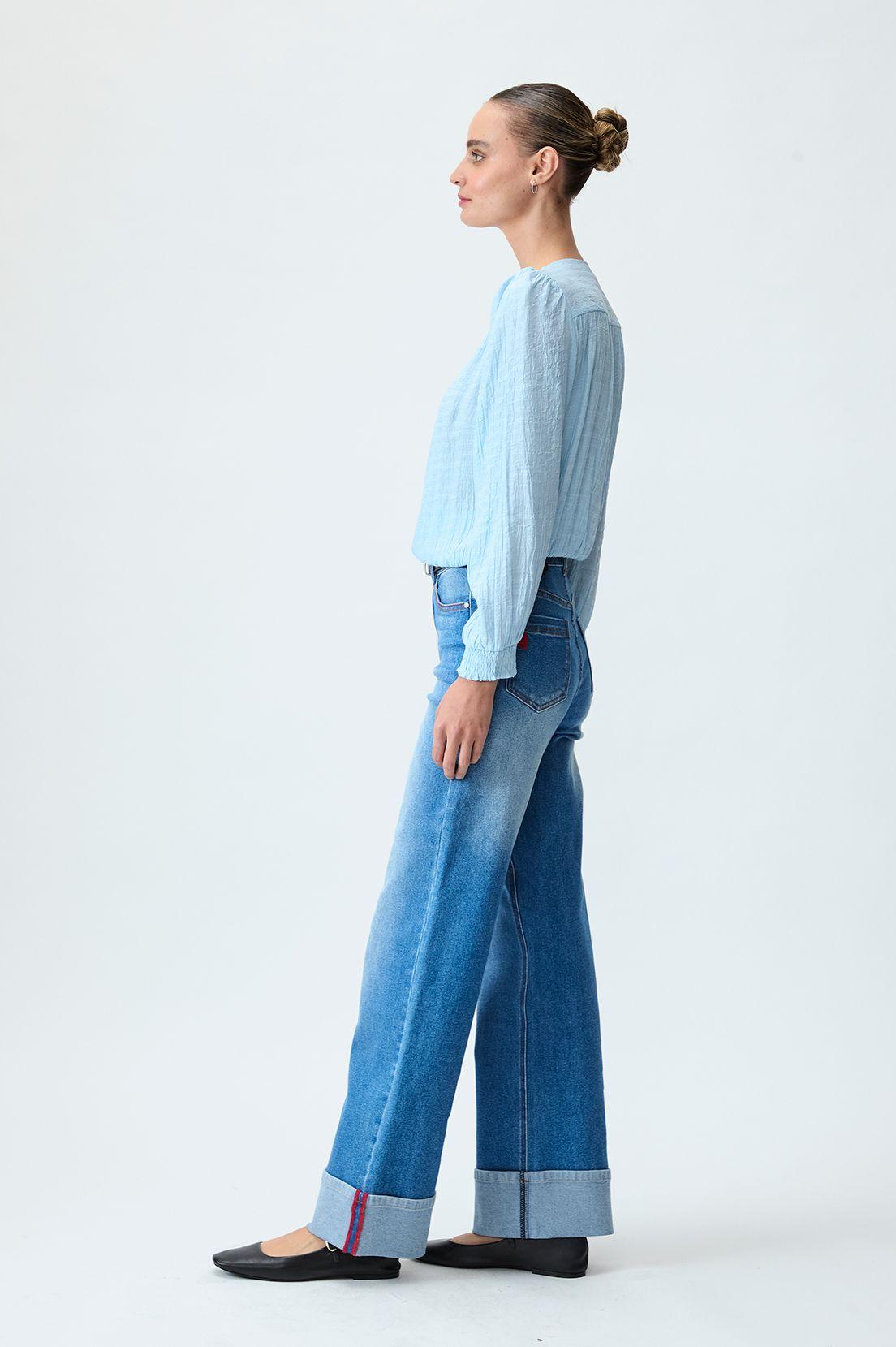 Jeans Liso Azul iO 11320125002104-3